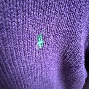 Men’s Purple XL Polo Ralph Lauren Sweater